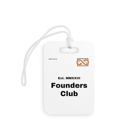 Infinity Founders Club Bag Tag